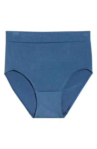 Wacoal B. Smooth Seamless Briefs In Blue