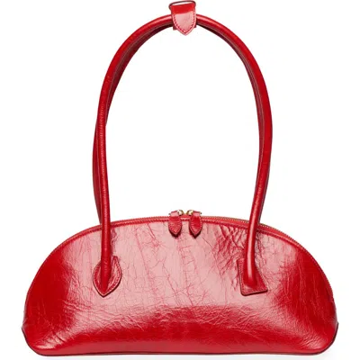 Liffner Dome Zipped Shoulder Bag In Red