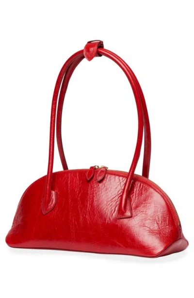 Liffner Dome Zipped Shoulder Bag In Red