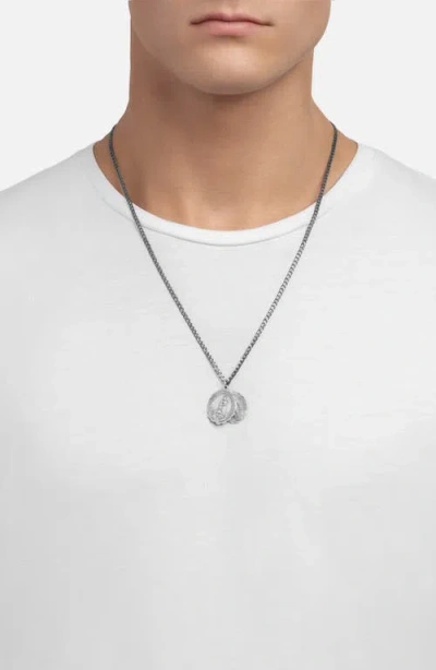 Miansai Saints Charm Necklace In Silver