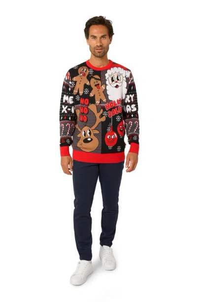 Opposuits Merry Jinglejoy Christmas Crewneck Sweater In Multi