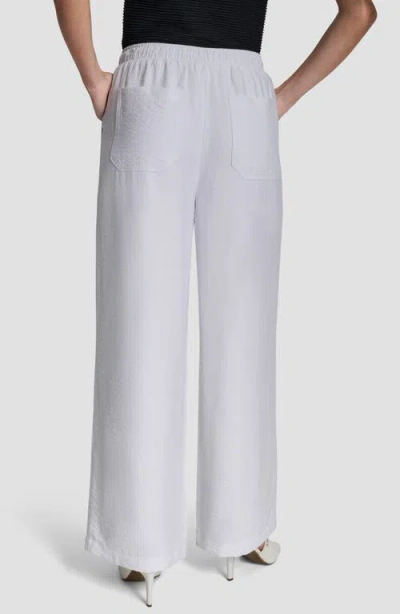 Dkny Drawstring Pants In White