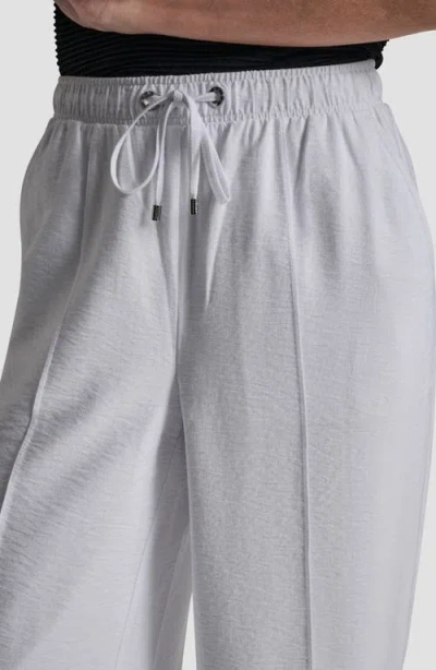 Dkny Drawstring Pants In White