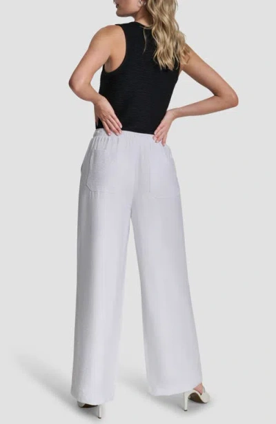 Dkny Drawstring Pants In White