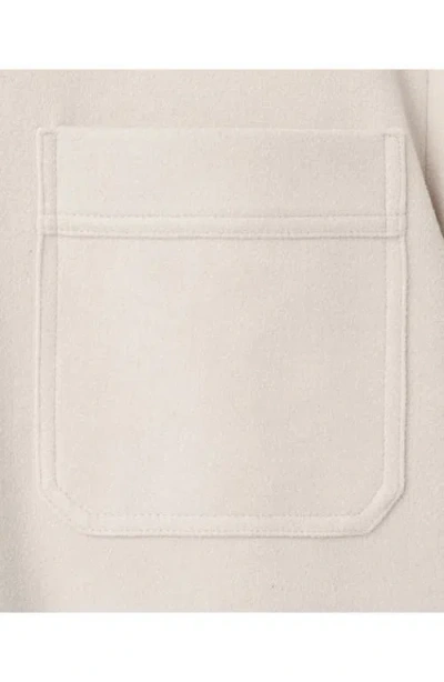 Mango Regular Fit Flannel Overshirt In Neutral