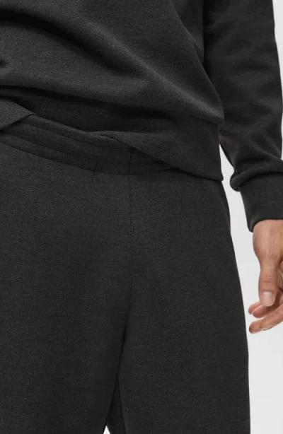 Mango Knit Drawstring Pants In Gray