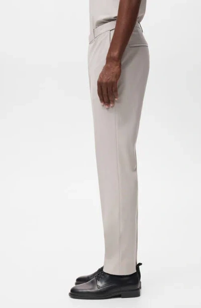 Mango Zurich Thermolite® Slim Fit Suit Pants In Neutral