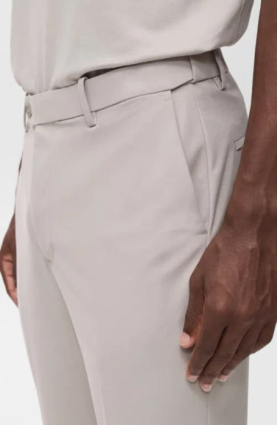 Mango Zurich Thermolite® Slim Fit Suit Pants In Neutral