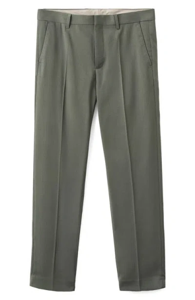 Mango Boston Regular-fit Suit Pants In Green