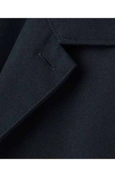 Mango Regular Fit Overshirt In Blue