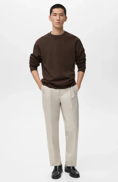Mango Sweatshirt In Brown