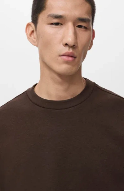 Mango Sweatshirt In Brown