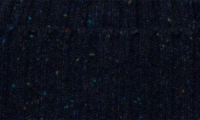 Eton Donegal Wool Blend Beanie In Blue