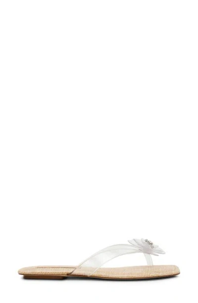 Steve Madden Tigerlily Flip Flop In White