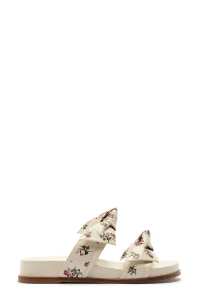 Alexandre Birman X Agua By Agua Bendita Maxi Clarita Slide Sandal In Multi