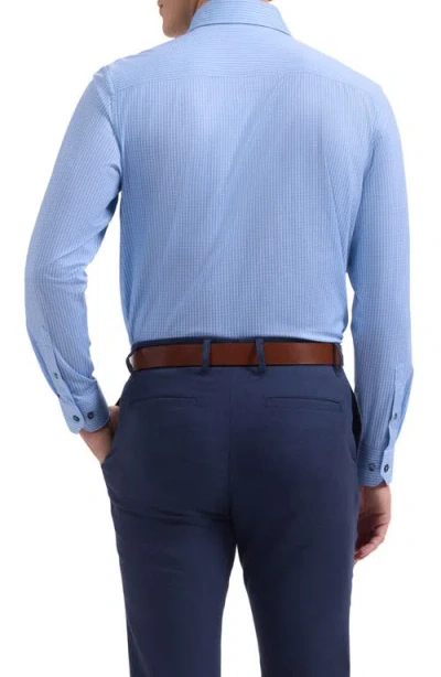 Bugatchi Devon Ooohcotton® Plaid Button-up Shirt In Blue