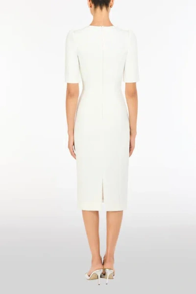 Jenny Packham Roma Midi Dress In White