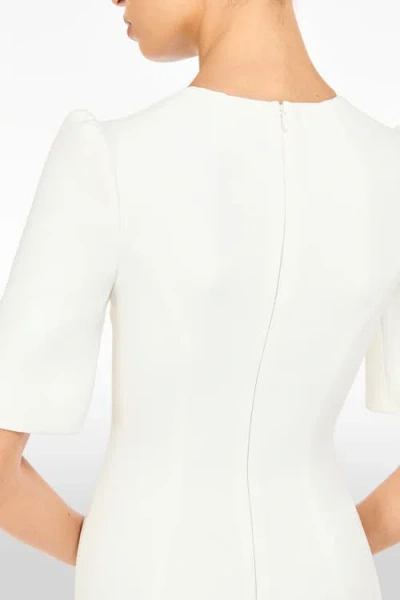 Jenny Packham Roma Midi Dress In White