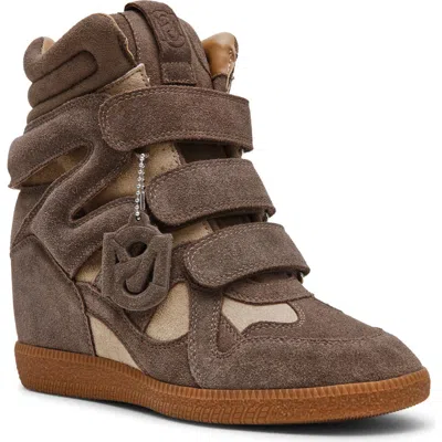 Steve Madden Mavis Wedge High Top Sneaker In Multi