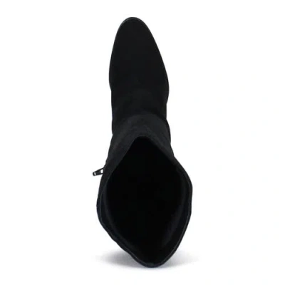 Diba True Text Back Suede Stove Pipe Tall Boot In Multi