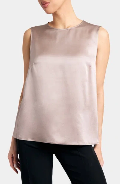 Santorelli Demi Sleeveless Top In Pink