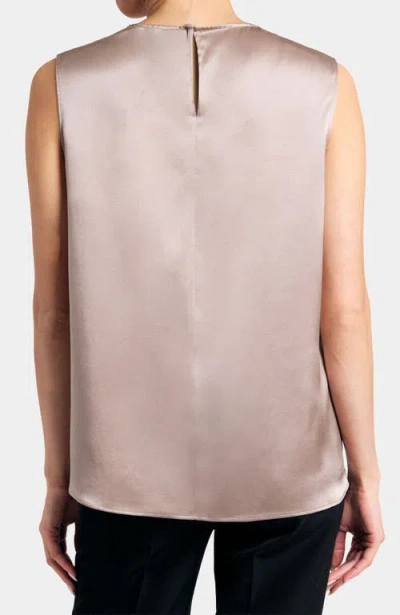 Santorelli Demi Sleeveless Top In Pink