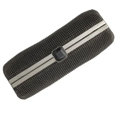 Whiting & Davis Grace Crystal Top In Black