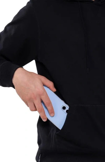 Members Only Pullover Hooded Sweatshirt In Black