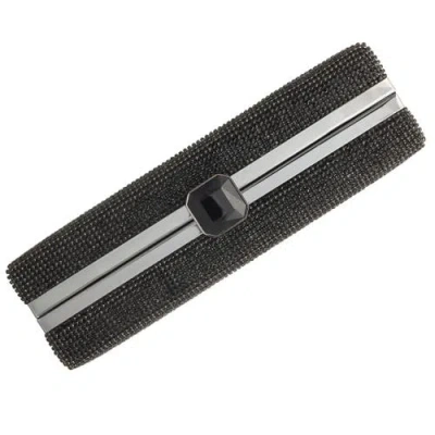 Whiting & Davis Olivia Crystal Top Minaudiere In Black