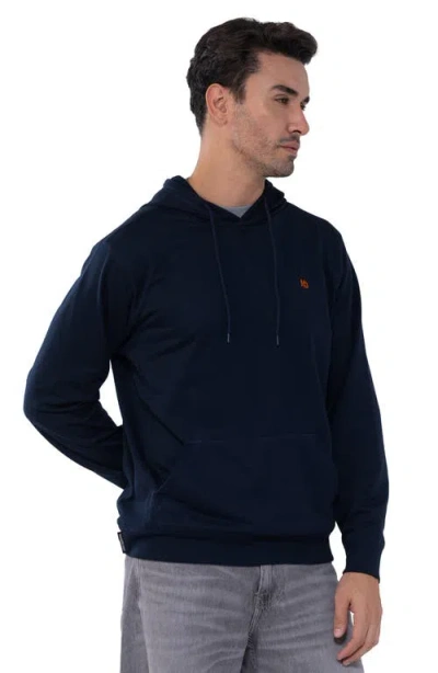 Members Only Pullover Hooded Sweatshirt In Blue