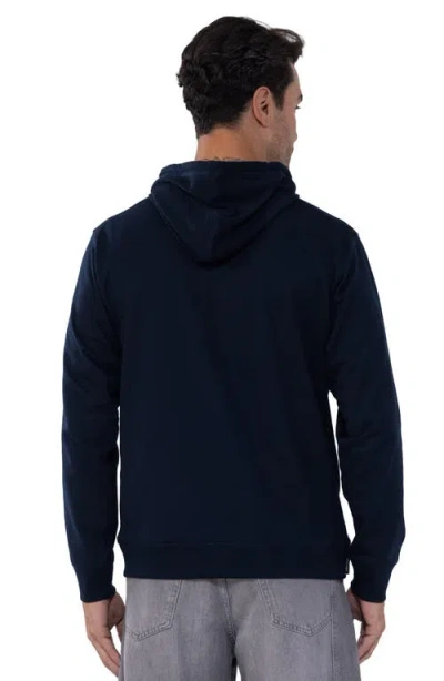 Members Only Pullover Hooded Sweatshirt In Blue
