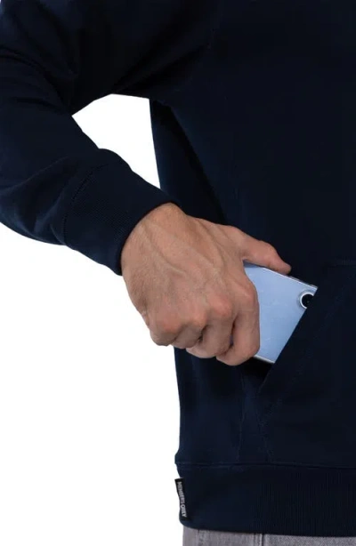 Members Only Pullover Hooded Sweatshirt In Blue