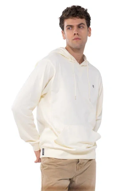 Members Only Pullover Hooded Sweatshirt In White