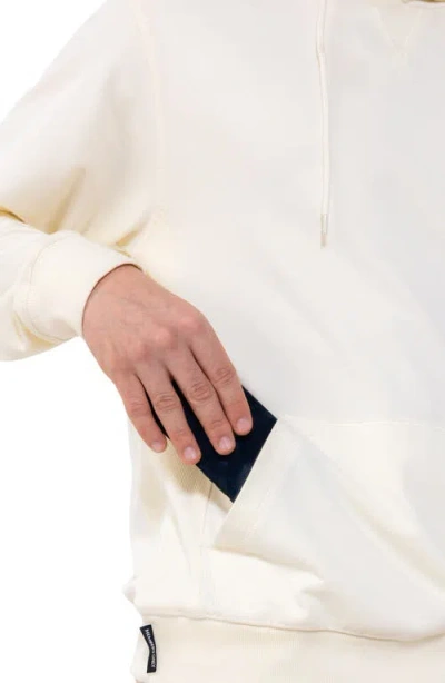 Members Only Pullover Hooded Sweatshirt In White