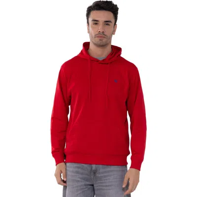 Members Only Pullover Hooded Sweatshirt In Red