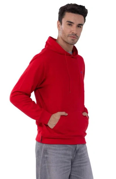 Members Only Pullover Hooded Sweatshirt In Red
