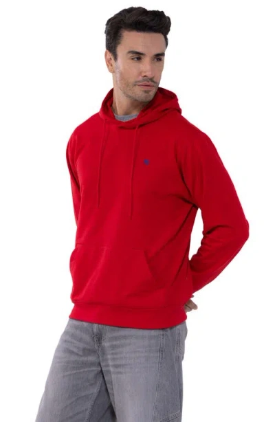 Members Only Pullover Hooded Sweatshirt In Red