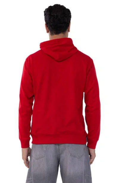 Members Only Pullover Hooded Sweatshirt In Red