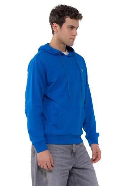 Members Only Pullover Hooded Sweatshirt In Blue