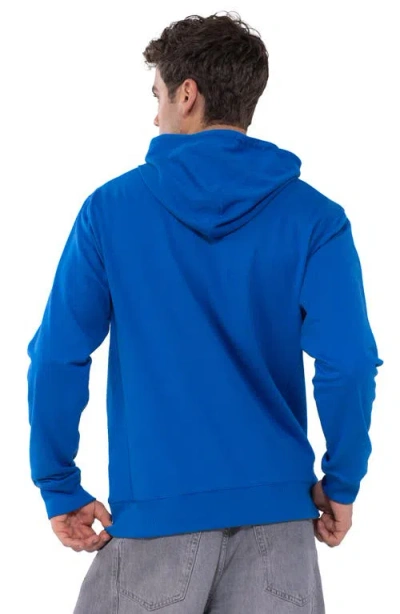 Members Only Pullover Hooded Sweatshirt In Blue