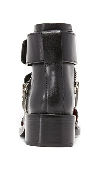 Shop 3.1 Phillip Lim Addis Cutout Booties In Black