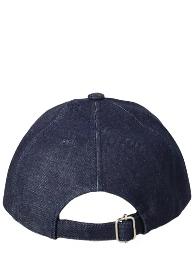 Apc A. P.c. Baseball Cap With Logo In Blue