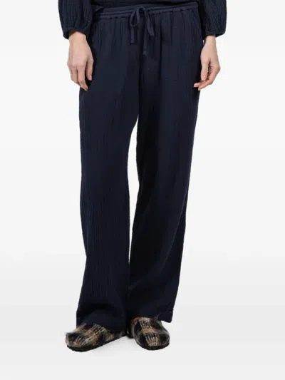 Xirena Devon Drawstring Trousers In Blue