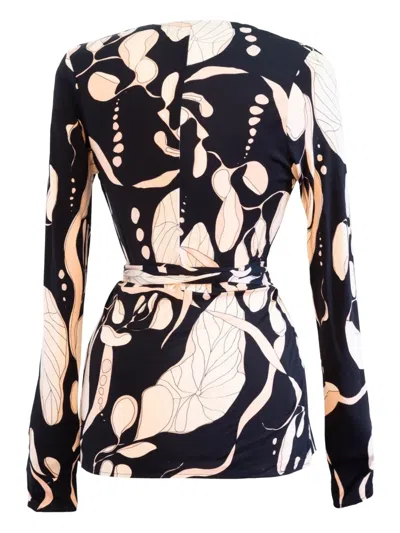 Mara Hoffman Patterned Top In Black