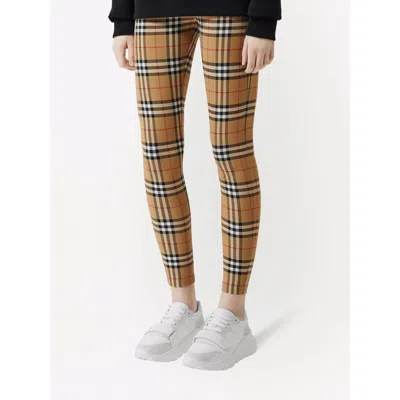 Burberry Printed Stretch Nylon Leggings In Multi