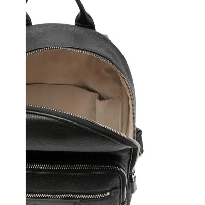 Santoni Backpack In Black