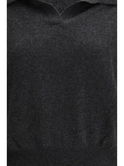 Lisa Yang Katriel Collar Sweater In Black