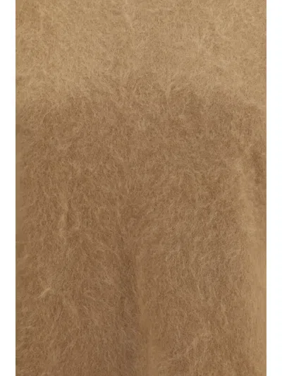 Lisa Yang Maren Short Sleeve Sweater In Toffee In Brown