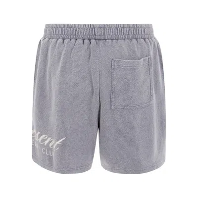 Represent Elasticized Logo Shorts In Gray