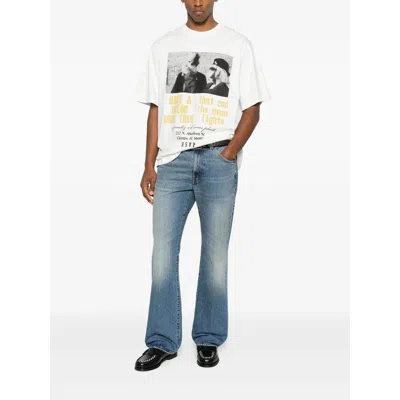 Blk Dnm Button-up Denim Trousers In Blue
